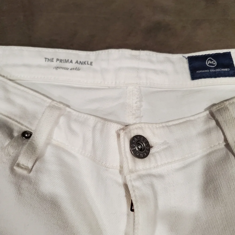 AG Prima Mid Rise Ankle Cigarette Jeans SZ 30 - Picture 6 of 7
